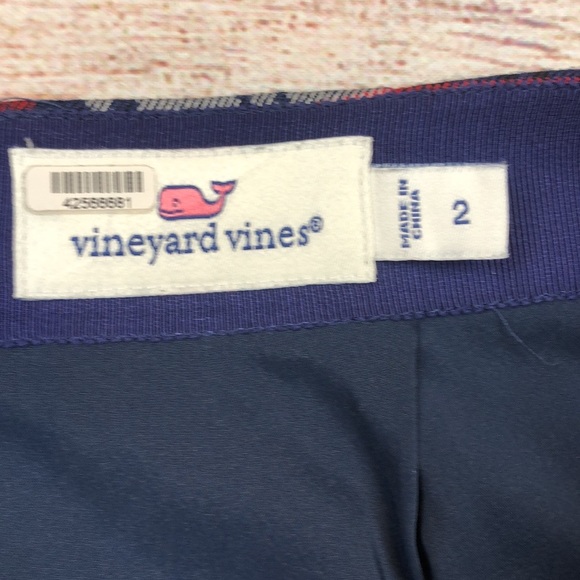 Vineyard Vines Winter Wool Plaid Skirt | Size 2 - Picture 3 of 12